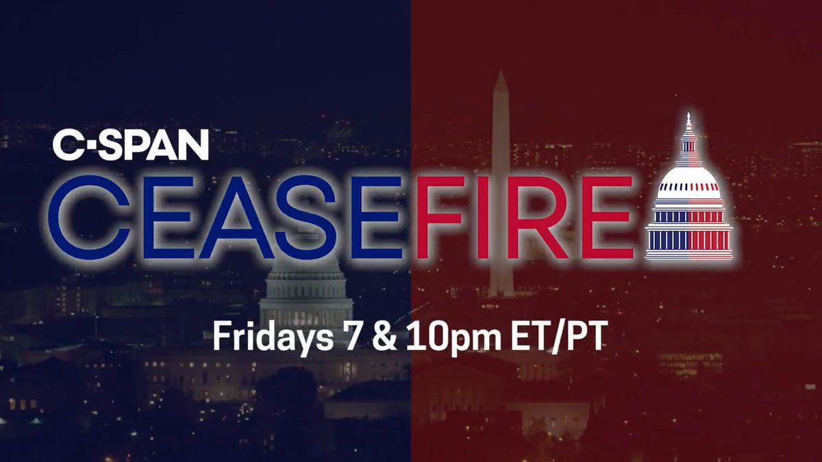 Ceasefire debuts on Friday, October 10th on C-SPAN.