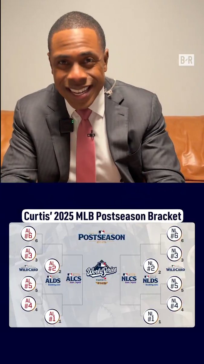 Curtis Granderson (Curtis Granderson) has some HUGE upsets in his MLB Postseason bracket 🔥