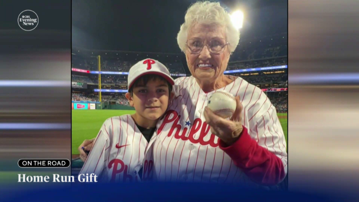 9-year-old Jameson caught a foul ball at a Phillies game, then did something that left everyone speechless. Steve Hartman is On the Road with a moment where kindness scored a major win.