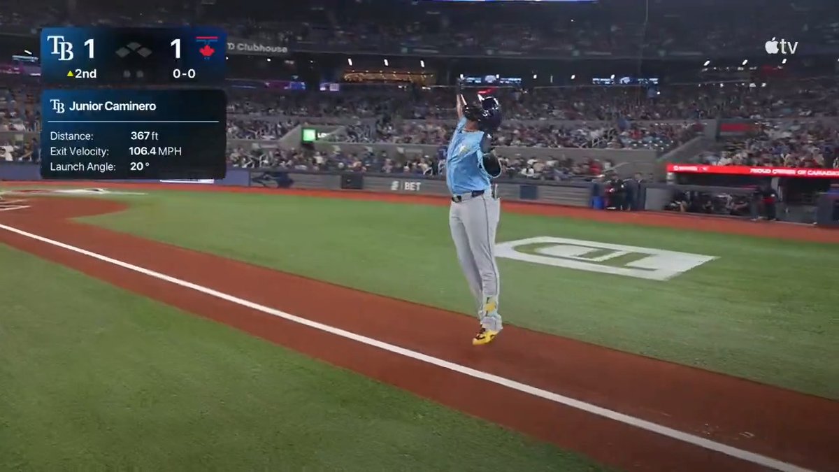 Junior Caminero is one homer shy of tying the Tampa Bay Rays single-season record!