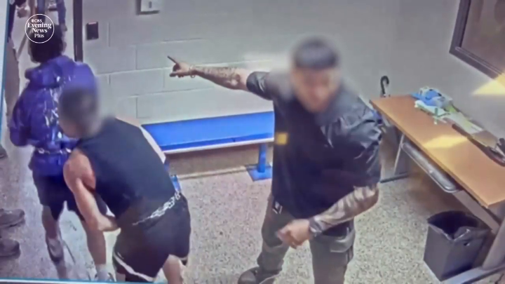 New surveillance video shows the moment a gunman started shooting into a van filled with agents and detainees parked outside an ICE field office in Dallas earlier this week.