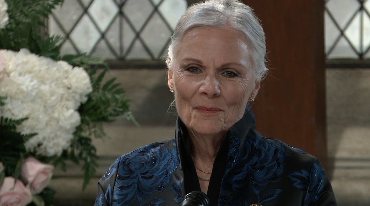 WATCH: Tracy puts a swift stop to Drew's unwelcome appearance at Monica's funeral. #GH