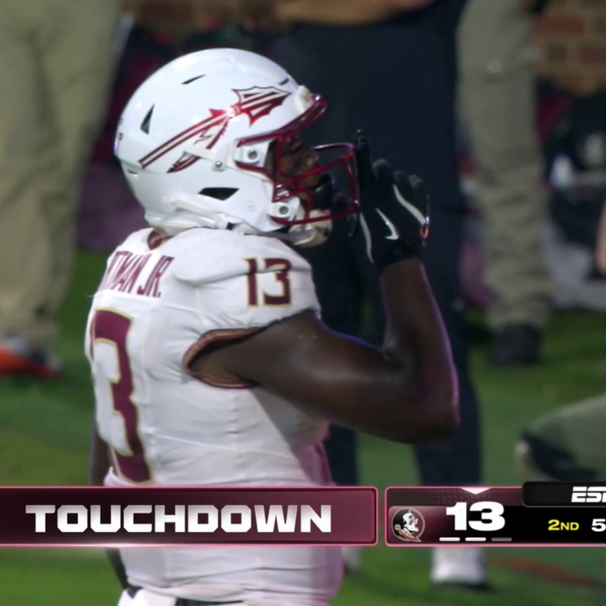 Florida State bouncing back after trailing 14-0 to Virginia 👀