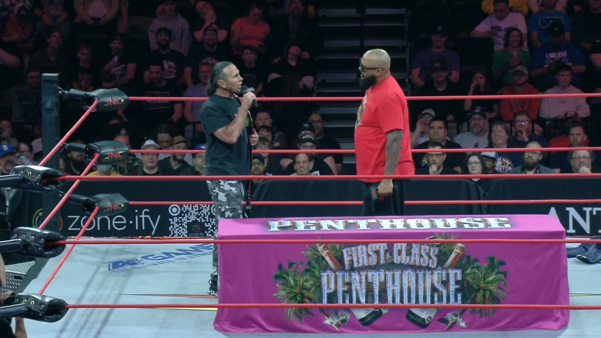 .MATT HARDY just put A.J. FRANCI$ 💰 IN HIS PLACE! WATCH the Countdown to #TNAVictoryRoad on TNA+: Use code VICTORY25 for one free month of TNA+: