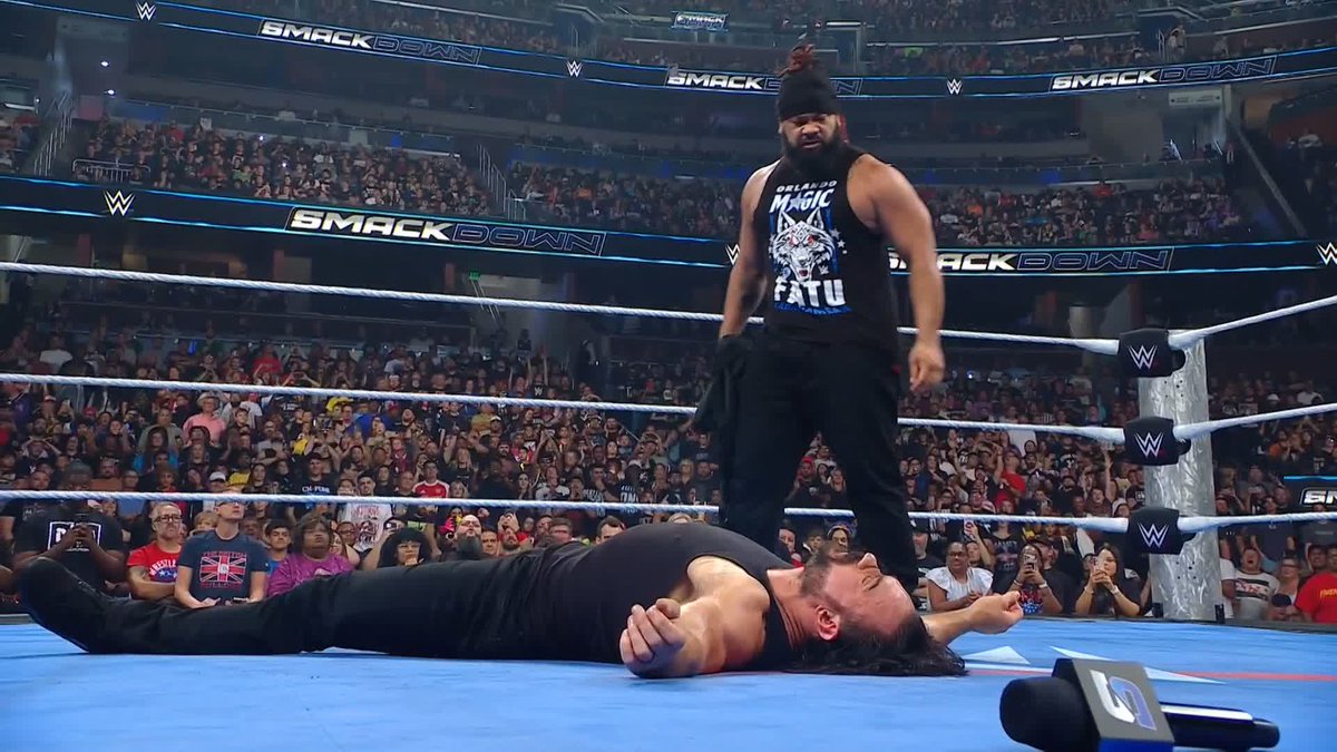 HERE. WE. GO. JACOB FATU AND DREW McINTYRE ARE THROWING DOWN ON SMACKDOWN!!! ๐