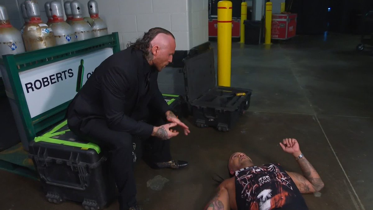 BLACK. MASS. Aleister Black always seems to be one step ahead of Damian Priest... 😲