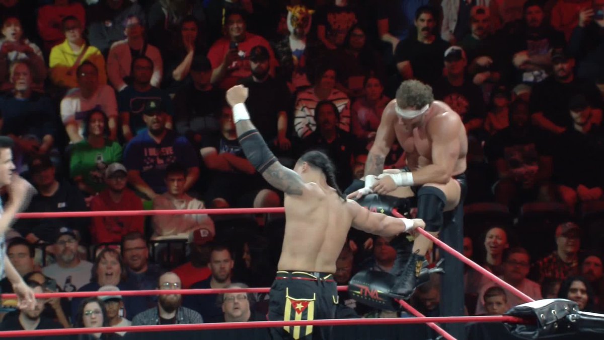 WICKED counter from @RidgeWWE! WATCH #TNAVictoryRoad on TNA+: Use code VICTORY25 for one free month of TNA+: