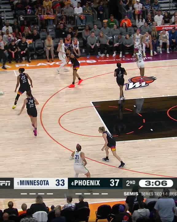 The Mercury crowd after this play 🗣️