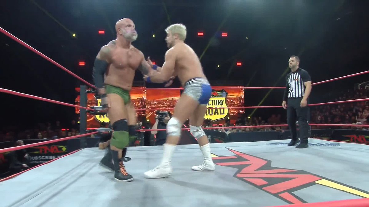 A Piledriver from Eric Young couldn't keep Joe Hendry down! WATCH #TNAVictoryRoad on TNA+: Use code VICTORY25 for one free month of TNA+: