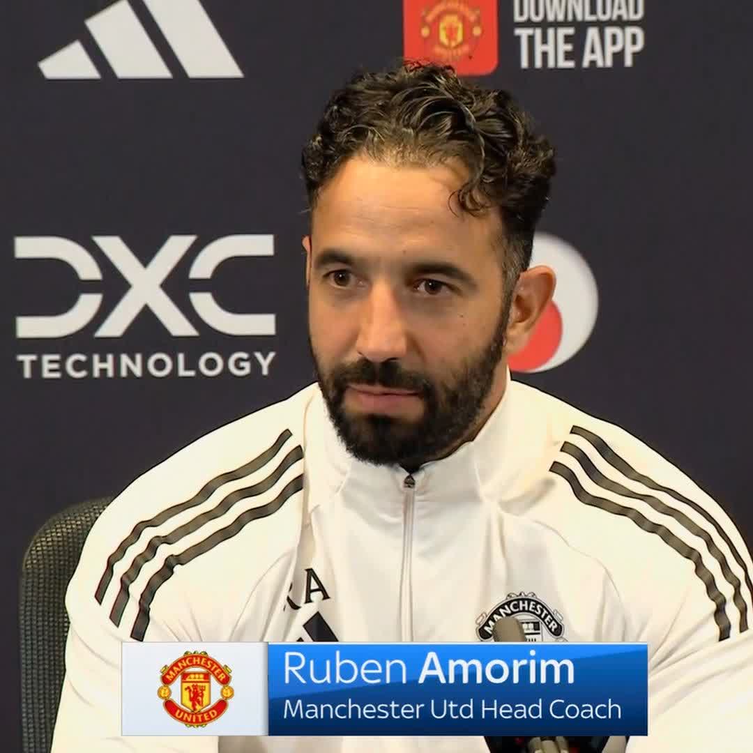 "I have the feeling we can be dominant, a completely different feeling from last year" Ruben Amorim has a different confidence to last season ahead of Man United's trip to Brentford 🔴