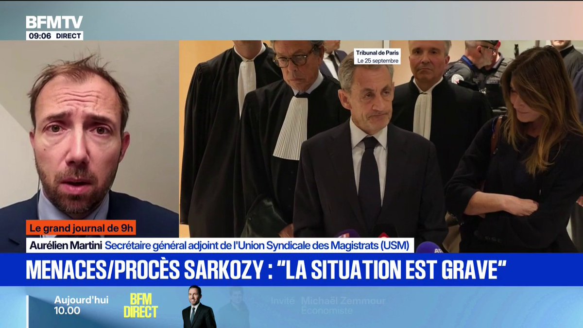 🚨ALERTE INFO La présidente du tribunal qui a condamné Nicolas Sarkozy à 5 ans de prison serait menacée de mort suite à sa décision. Il y a vraiment des gens sur cette planète qui menacent un magistrat pour sauver Sarkozy ?