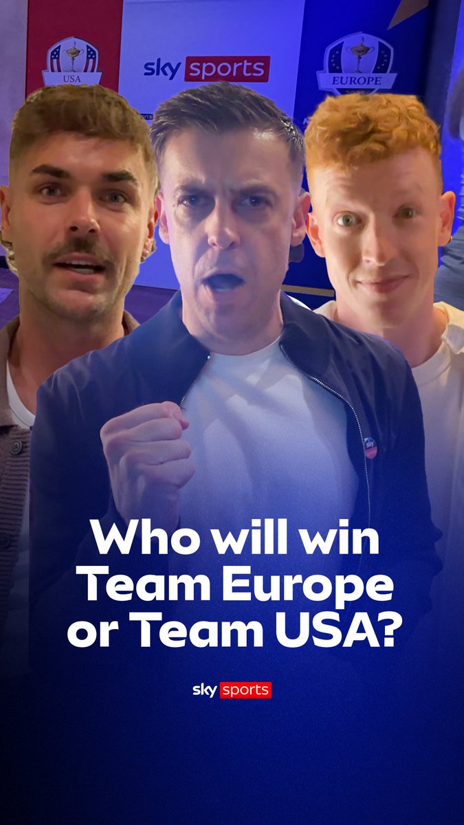 Team Europe 🆚 Team USA Who's taking the win?! 🏆