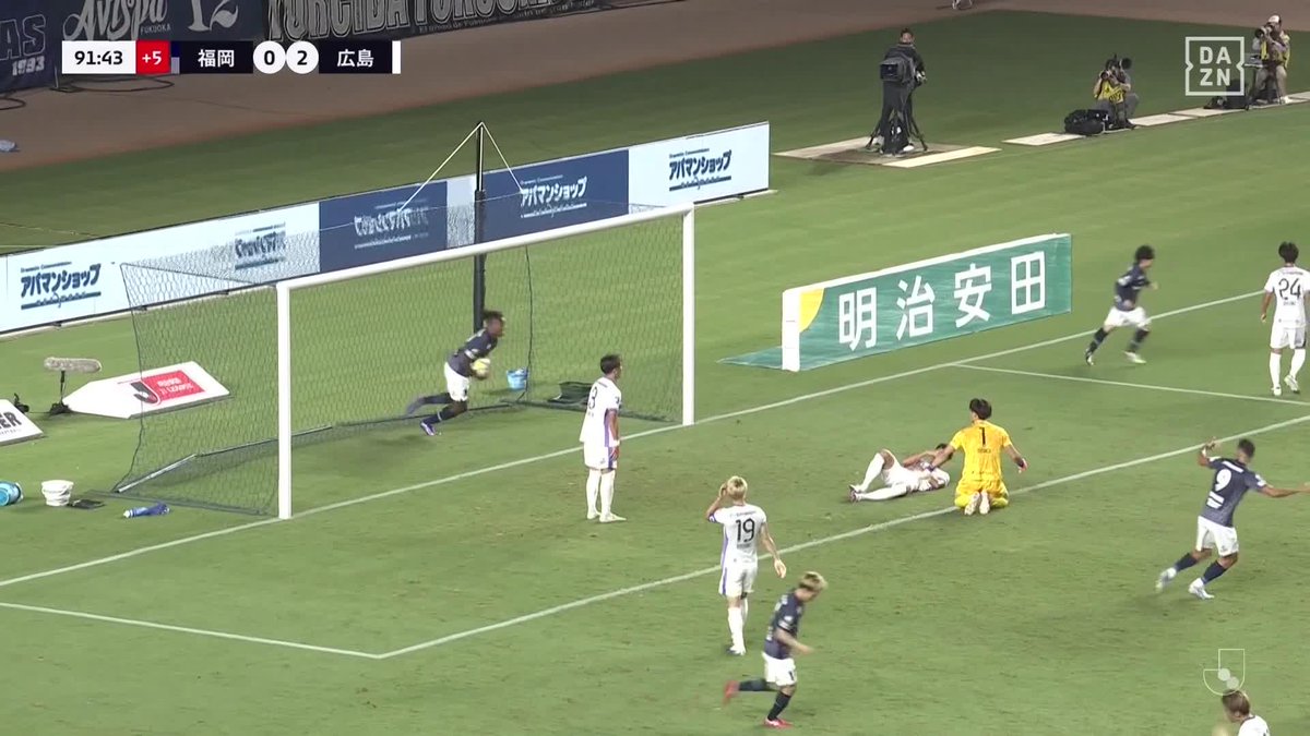 #モーメントブースター でシェアして盛り上がれ!​ ⚽️ゴール (91:44) 👟ハナン サニブラウン​​ 🆚アビスパ福岡 vs サンフレッチェ広島 ​📺​DAZNでライブ配信中​ #DAZN #FanZone ロート製薬公式アカウント #ロート製薬 #Vロートプレミアム #ロートはハートだ