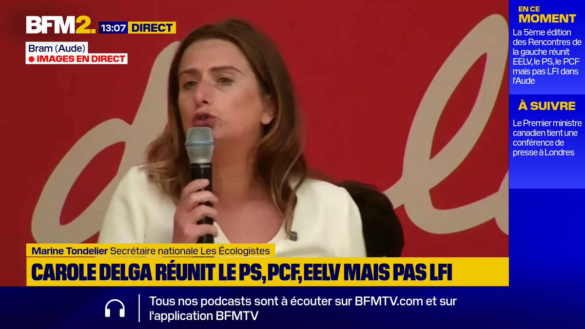 💬 "Il a dit que j'étais une méchante personne" Marine Tondelier, secrétaire nationale Les Écologistes, "pas fan de Jean-Luc Mélenchon" #BFM2