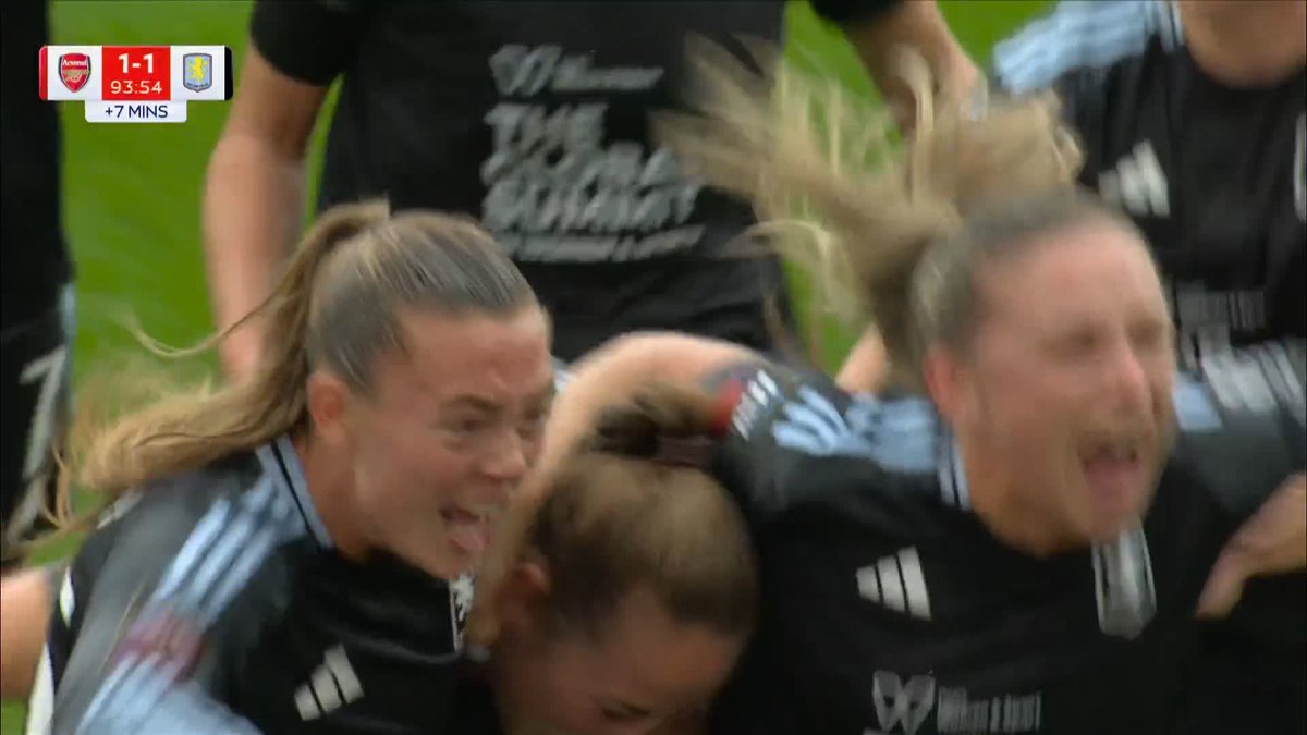 Lucy Parker equalises for Aston Villa in injury time! 😱
