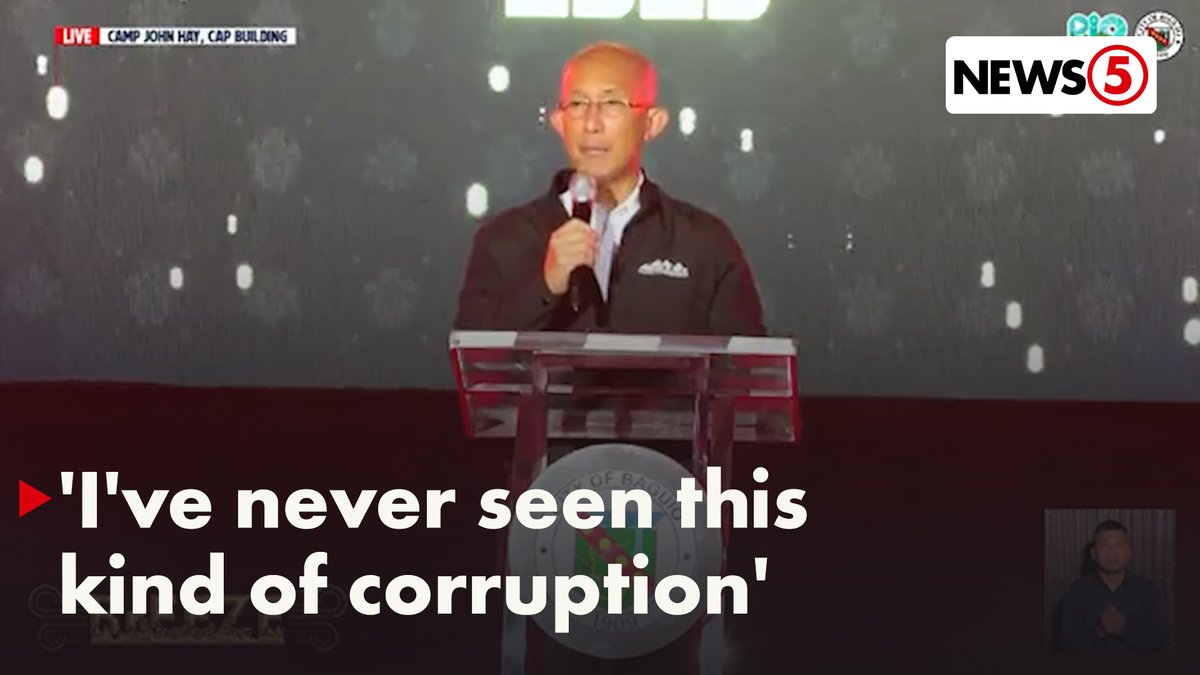 'NAPAKAHIRAP LABANAN NG KORUPSYON... GANYAN NA KAG*G* ANG SISTEMA NATIN' Nagpahayag ng kanyang pagkadismaya si Baguio City Mayor Benjamin Magalong sa talamak na korupsyon na nangyayari sa bansa. Napamura pa siya sa aniya'y sistema ng pamumulitika para makapanira ng reputasyon.