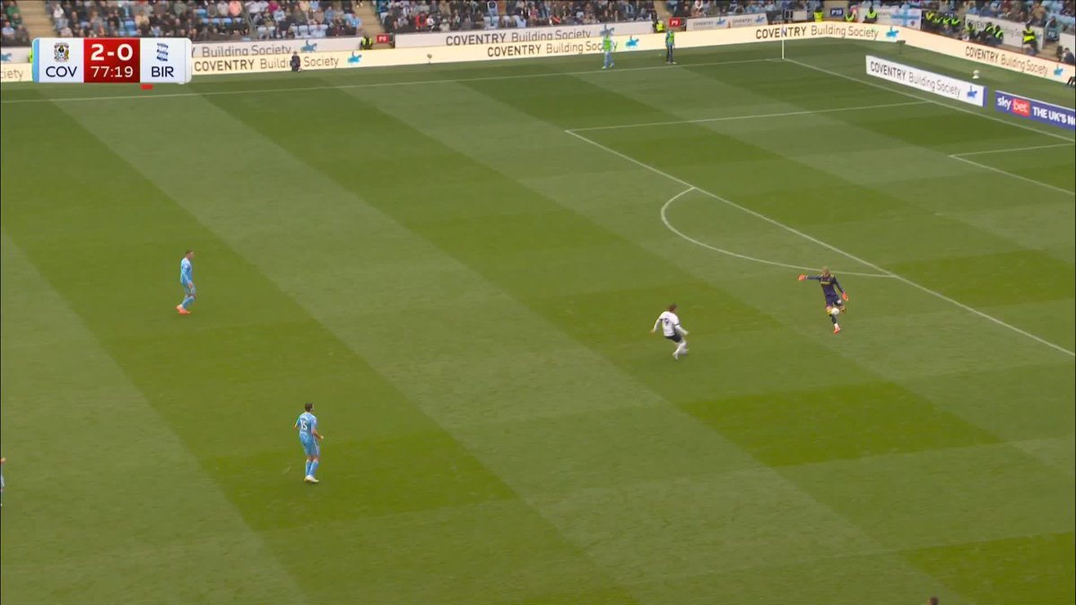 Coventry go 'route one' as Viktor Torp puts the Sky Blues 3-0 up against Birmingham! 💥