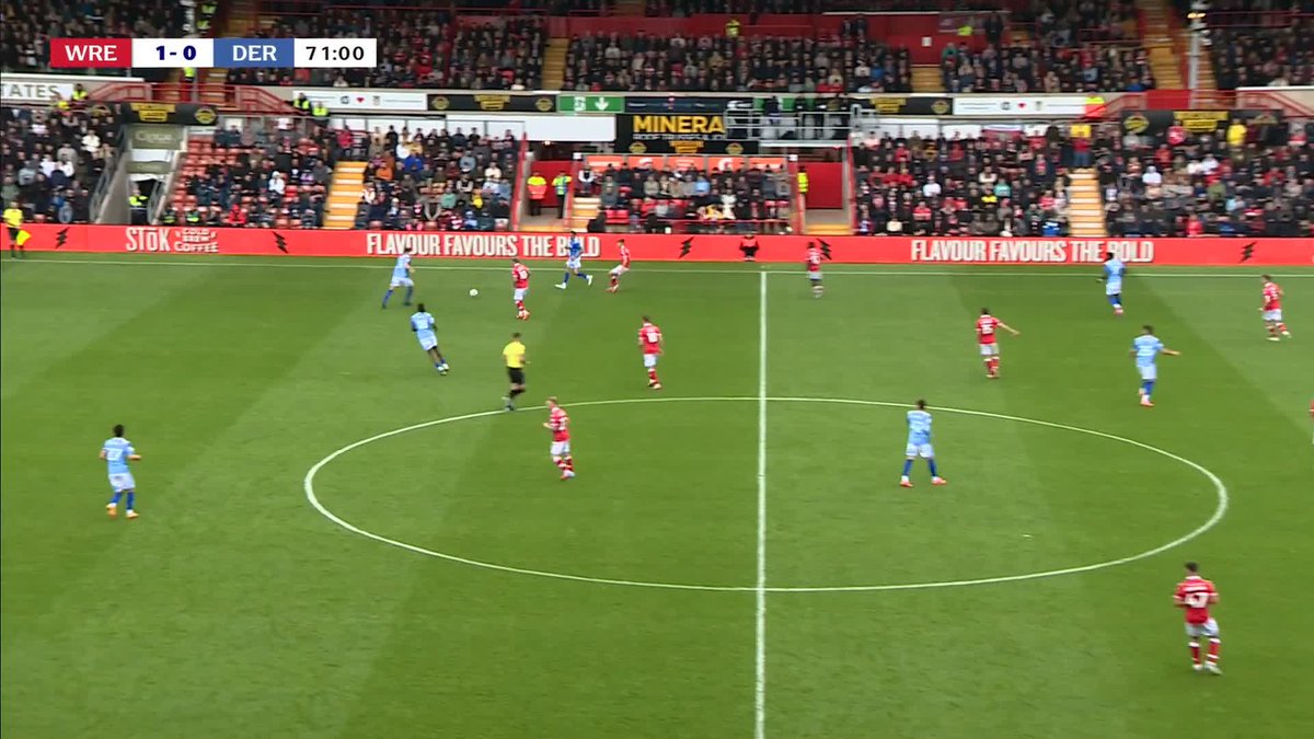 "That is a very special goal" 💥 Ben Brereton Diaz produced this stunner to bring Derby level against Wrexham 👏