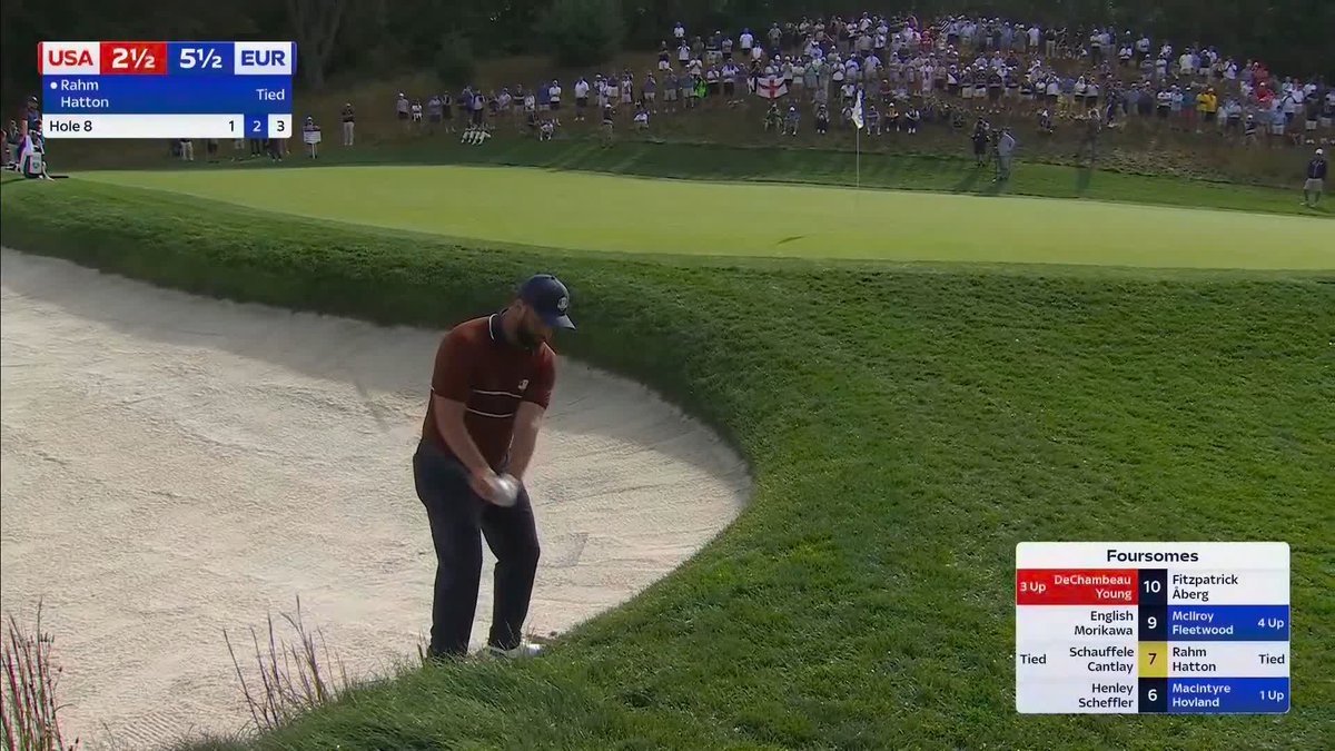 Jon Rahm with an absolute beauty! 🪄