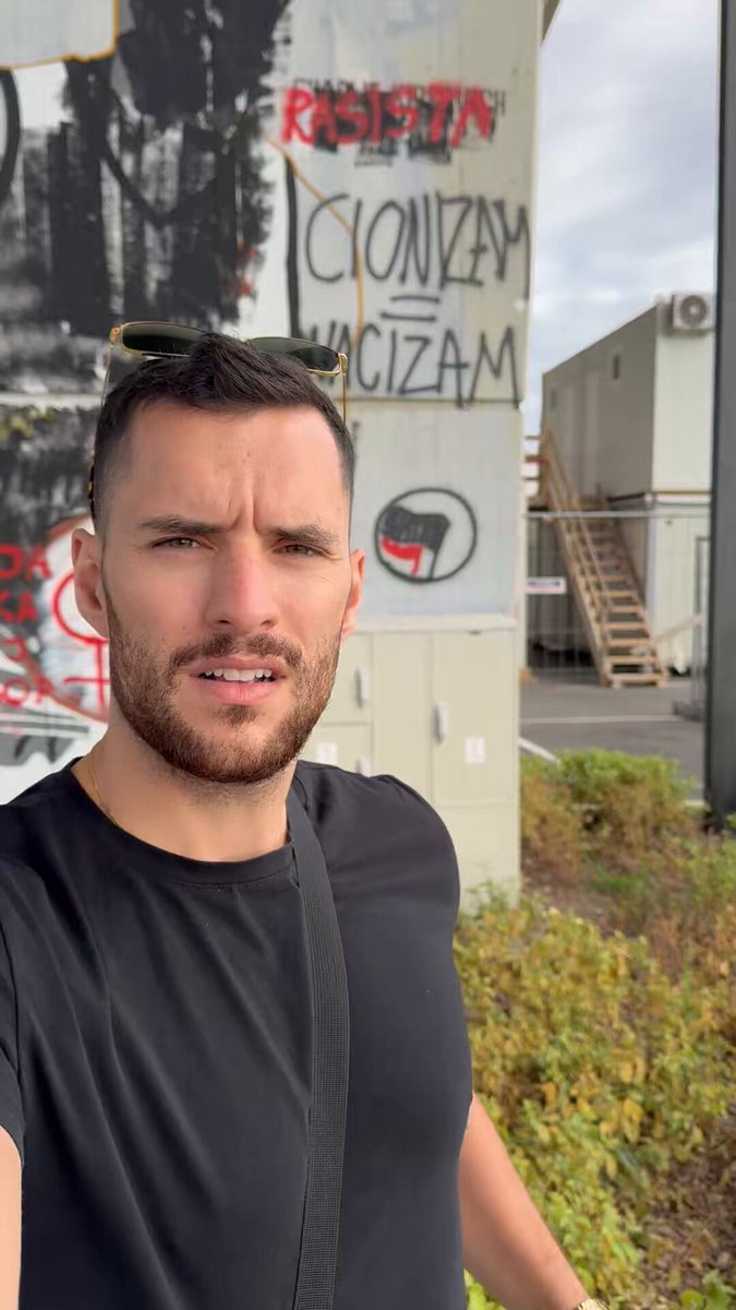 I’m in Belgrade, Serbia. The people wanted to honour the late, great Charlie Kirk but the death cult had to destroy it.