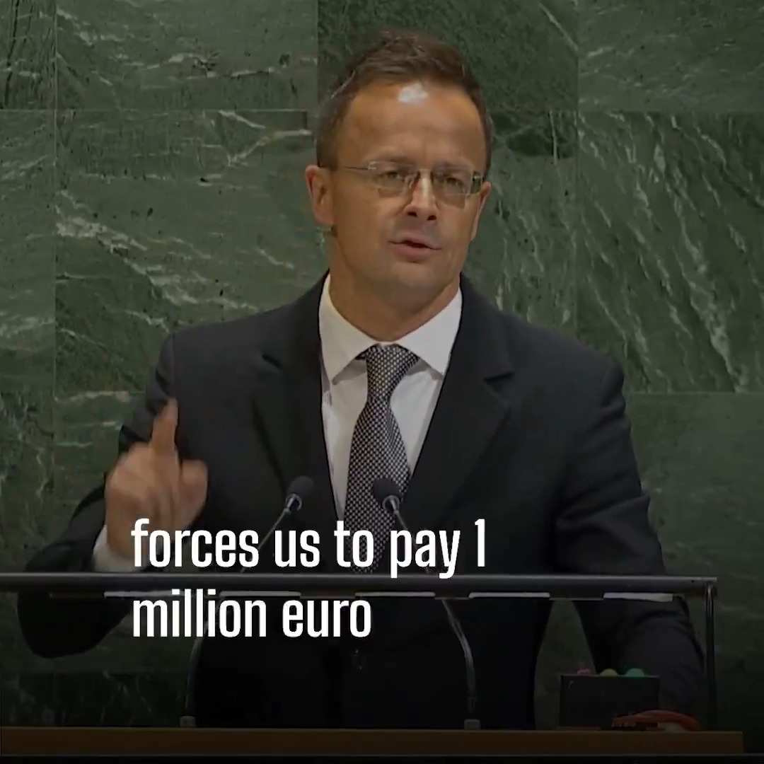 We stopped 1 million illegal migrants at our southern border by building a fence, spending billions to defend our security. Yet Brussels fines us €1 million a day for protecting Europe. This is insane!