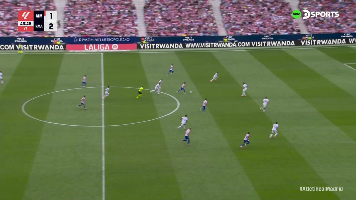 ATLÉTICO MADRID 2-2 REAL MADRID. Y recién en el primer tiempo. 😮💨🍿