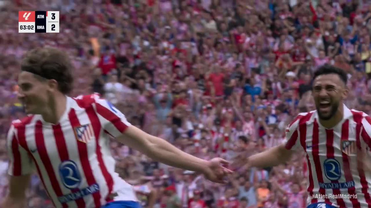 JULIAN ALVAREZ WITH A WORLD CLASS FREE KICK! HE'S DONE IT AGAIN, THIS TIME VS. REAL MADRID 😱