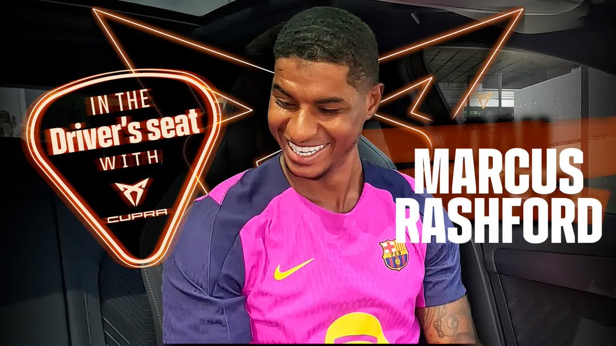🚗 Take a seat in Rashford’s CUPRA and get to know him better!
