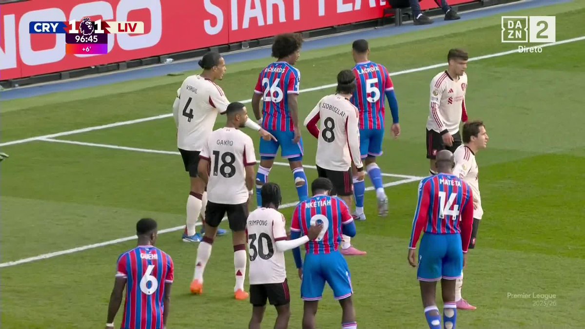 Crystal Palace deu do próprio veneno ao Liverpool e acabou a invencibilidade!