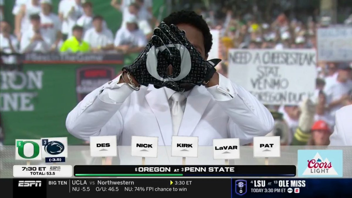 Oregon and Des vs the world.