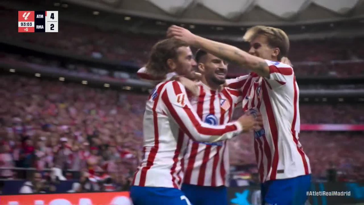 GRIEZMANN ENDS HIS GOAL DROUGHT TO SEAL THE WIN FOR ATLETI! THEY DESTROY REAL MADRID 5-2 IN THE DERBY 🤯