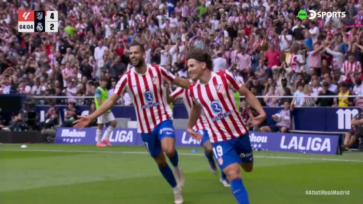 ATLÉTICO MADRID 5 - 2 REAL MADRID. YA ES UN BAILE. 🤯🕺🏻