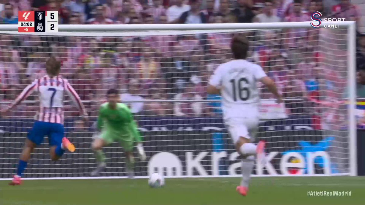 Griezmann, dev derbide perdeyi kapattı.