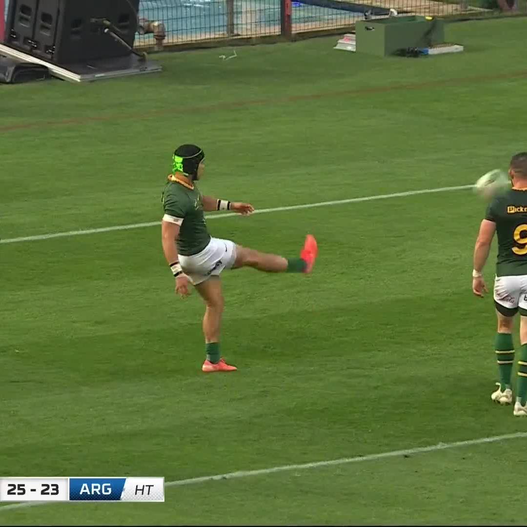 Have you ever seen anything like this? 😲 Our panel analyse Argentina's try after Cheslin dotted down 👇 📺 Stream #TRC2025 on DStv: