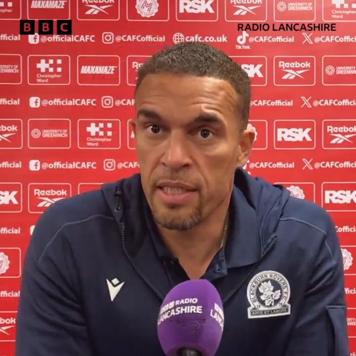 🔵 ⚪ "What's really embarrassing for me is the referee winked at our captain. The captain is allowed to speak with the referee and has winked at him and laughed at him [during an incident]. This is unacceptable." #Blackburn #Rovers head coach Valerien Ismael #bbcfootball