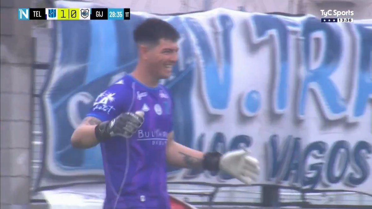 "San Telmo": Por el gol de su arquero Joaquín Enrico ante Gimnasia de Jujuy en la #PrimeraNacional