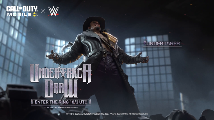 The Deadman rises in CODM ⚰️ Unlock Undertaker and his Legendary Kilo 141 - Skull Screamer in the Undertaker Draw on October 2nd at 5 PM PT! WWE