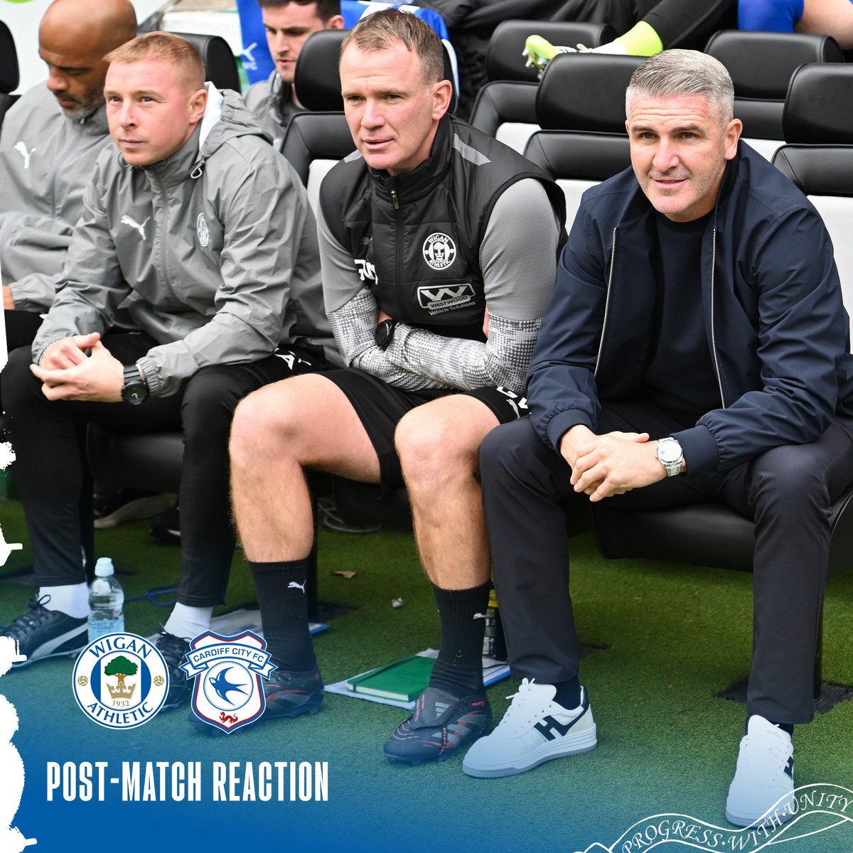 Ryan Lowe has his say on Wigan Athletic's first home league defeat of the season. 🗣️ #wafc 🔵⚪️