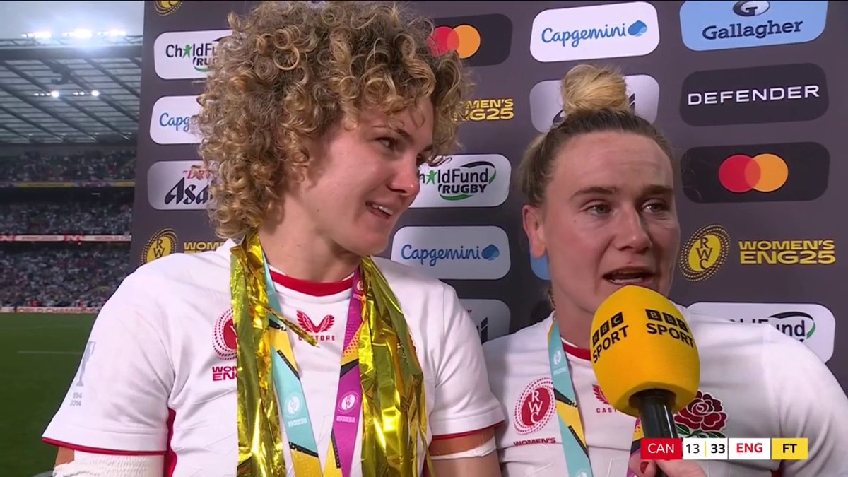 Something tells us the Red Roses will make the most of their Women's Rugby World Cup celebrations! 😅💃 #BBCRugby