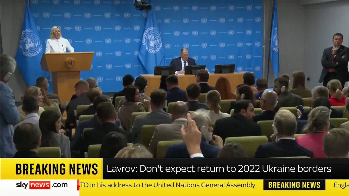 BREAKING: Sky’s US correspondent Mark Stone questions Russian’s Foreign Minister Sergei Lavrov on President Trump calling him a 'paper tiger' 📺 Sky 501, Virgin 602, Freeview 233 and YouTube