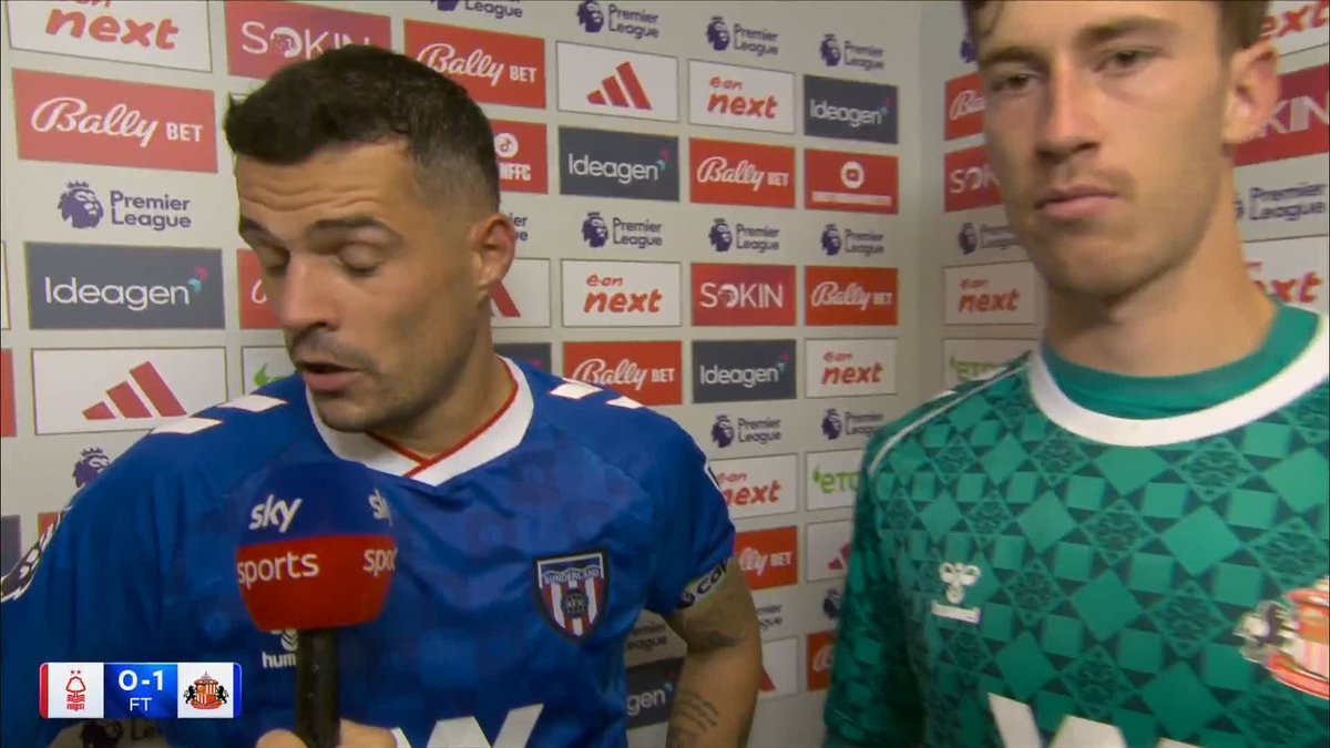 "They make my life easier" Granit Xhaka talks about what drew him to Sunderland after their huge result against Nottingham Forest 🗣️