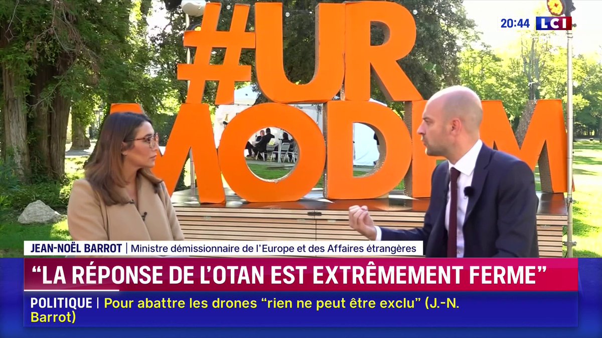 Guerre en Ukraine : "La Russie est en train de tenter de masquer son échec en pilonnant les villes de l'arrière (...) et puis en se livrant à des provocations inacceptables aux frontières de l'Europe et de l'Otan", Jean-Noël Barrot ▶️ ✦ Margot Haddad ✦