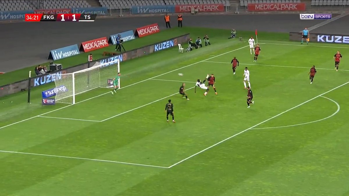 🌊 Paul Onuachu'dan unutulmayacak ikonik bir gol vuruşu! #beINSPORTS #FKGvTS
