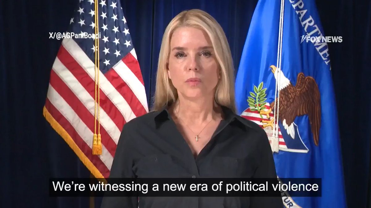 ‘ZERO TOLERANCE’: AG Pam Bondi says anyone who attacks or threatens federal agents will face federal charges, not charges in "some liberal state court."