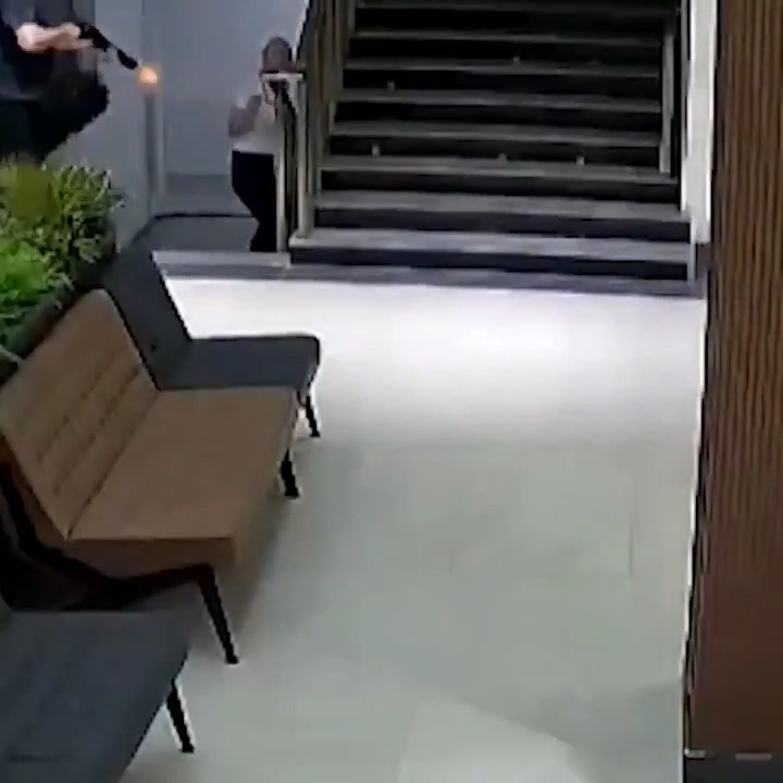 *Graphic warning* Atilla Ayintapli shot and killed his ex-wife, Eser Karaca, with a shotgun inside a hospital in Kahramanmaraş, Turkey after she filed her 4th restraining order against him. He's currently awaiting trial for murder. #12ga #crime #turkey #domestic #culture #enrichment #Türkiye