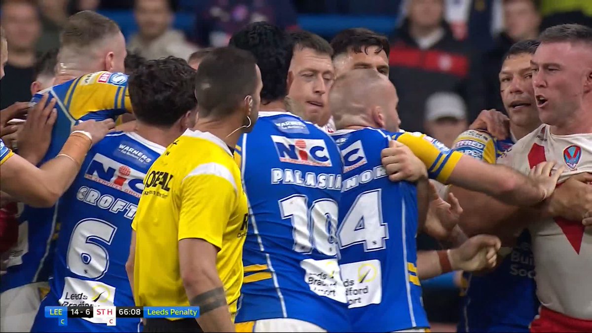 Tensions rising between Leeds and Saints 🔥