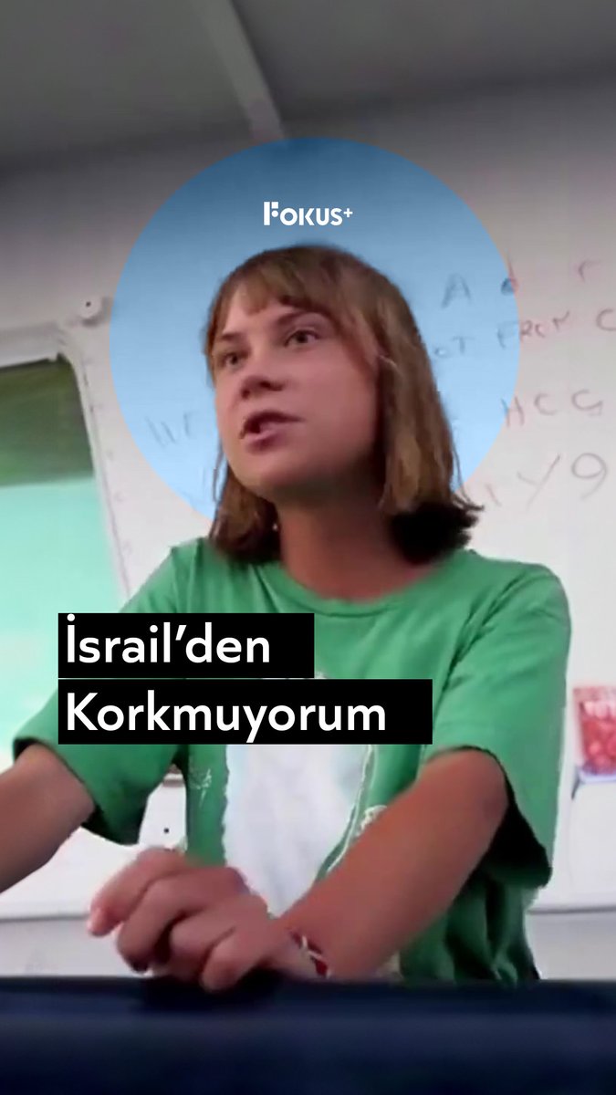 ➕İsveçli aktivist Greta Thunberg, Gazze’ye giden Küresel Sumud Filosu’nda: “İsrail’den korkmuyorum, insanlıktan çıkmış bir dünyadan korkuyorum.”