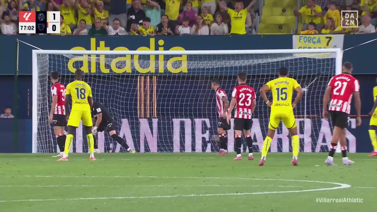 MOLEIRO YA LO VENÍA BUSCANDO... Y POR FIN LLEGÓ 🟡 Primera pelota que tocó, al fondo de la red 🥅 #LALIGAenDAZN ⚽️ #VillarrealAthletic