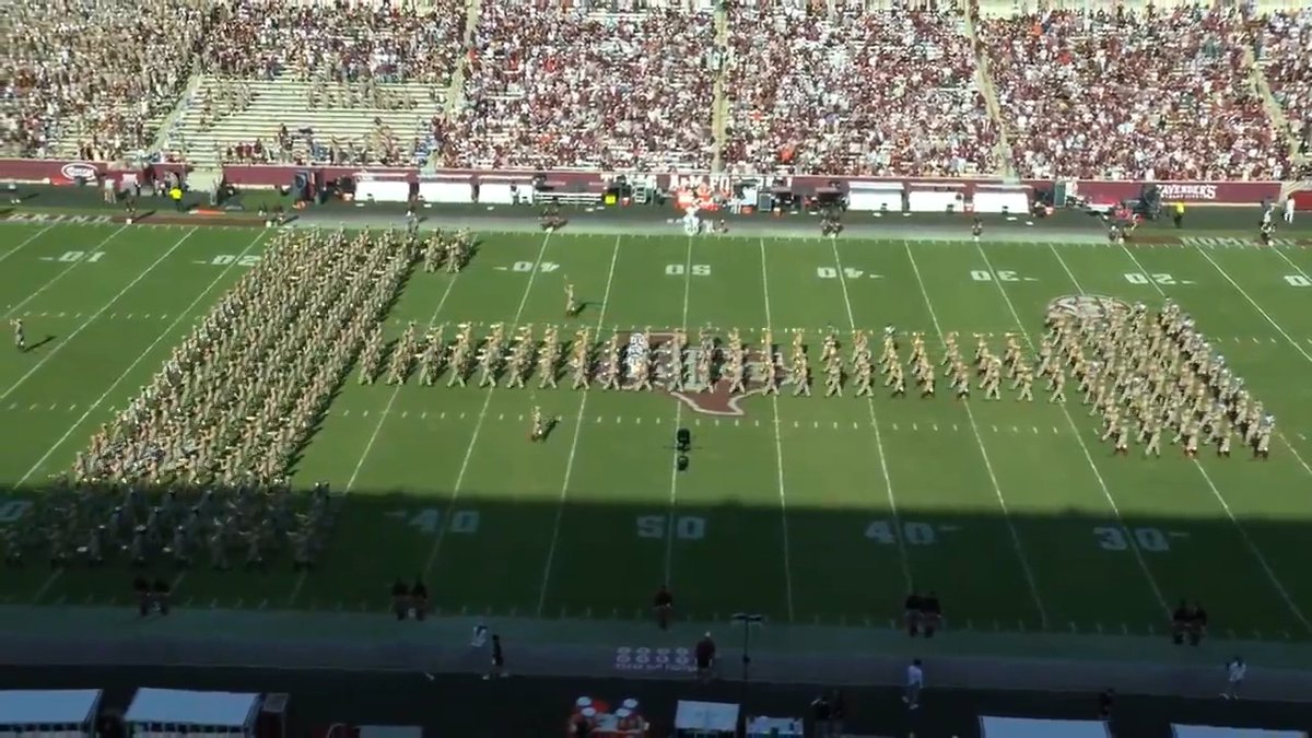The Fightin' Texas Aggie Band bringing even more heat to game day ๐ฅ #GigEm