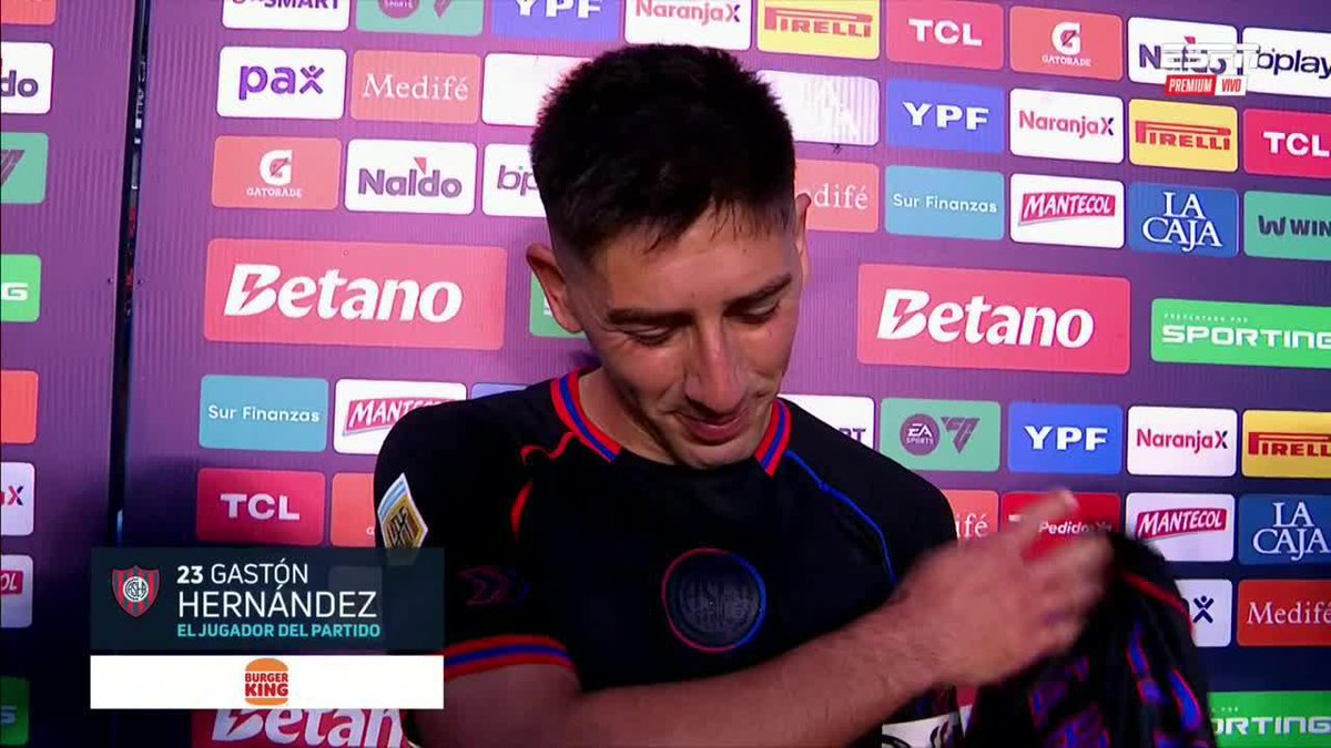 Tonga Hernández "Soy un agradecido a este club porque me banco tanto en la primera, como en la segunda lesión" #SanLorenzo 2 vs Godoy Cruz 0